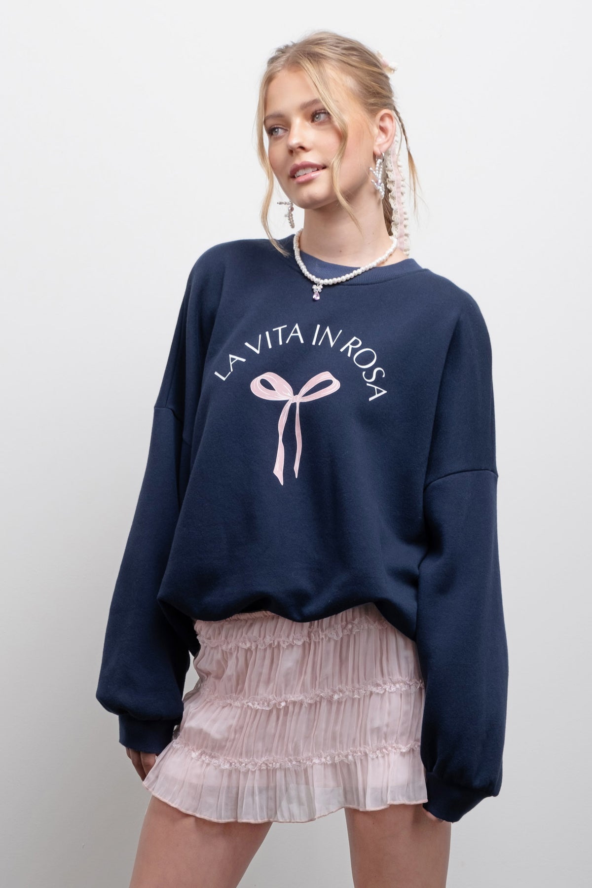 La Vita In Rosa Sweatshirt