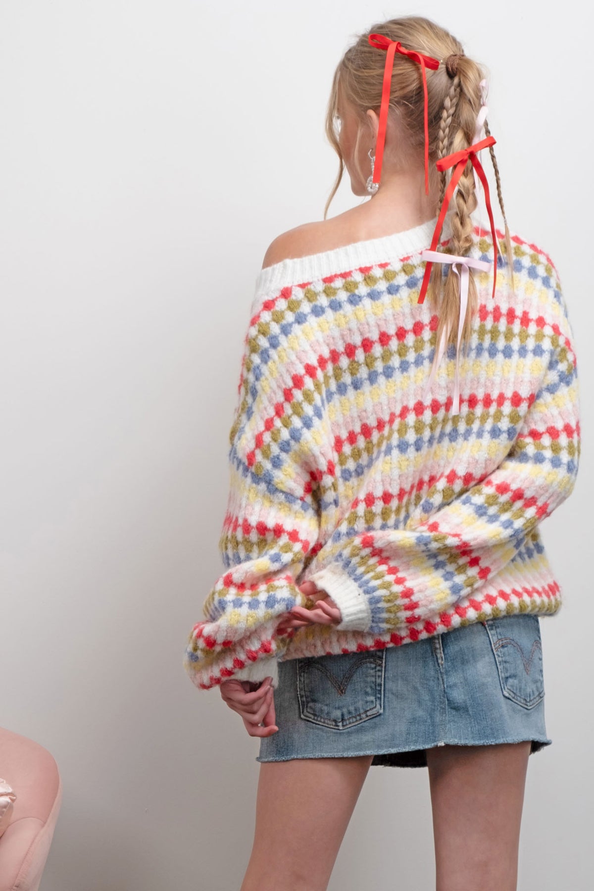Drop Shoulder Sweater