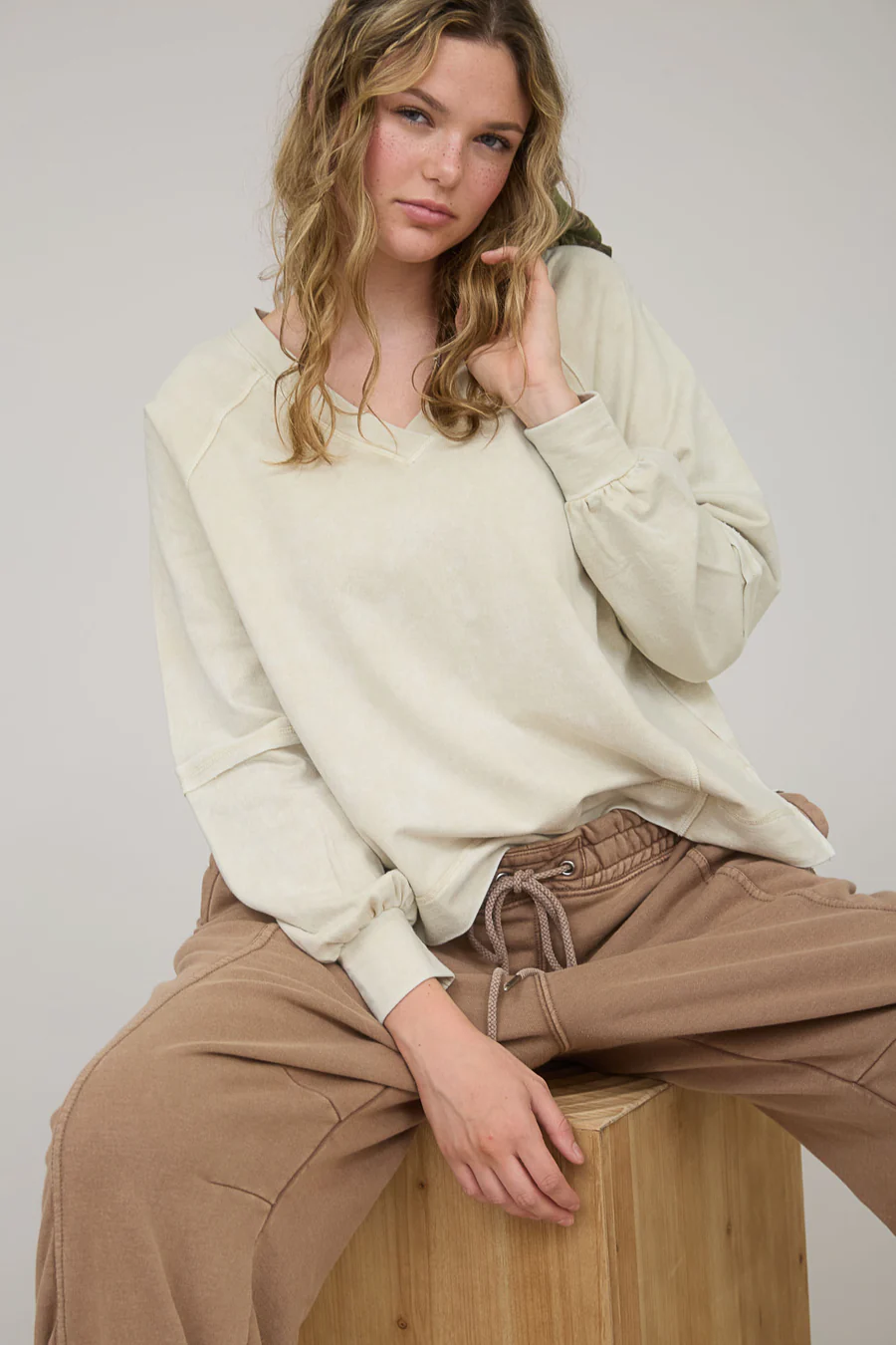 Ladies Oversized Sweat Shirt