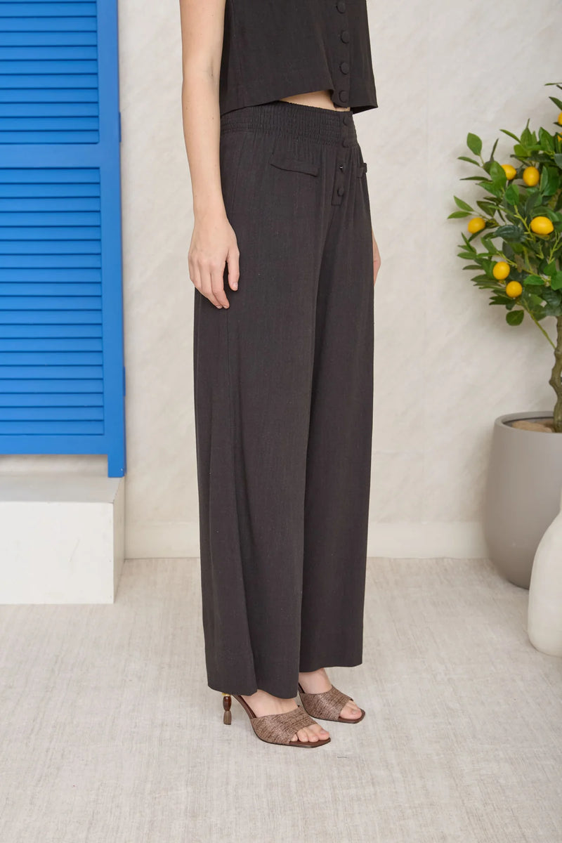 Black Linen Pants