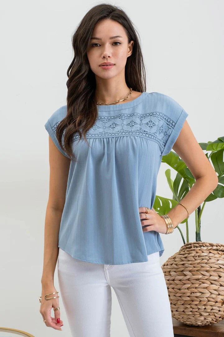 Eyelet Lace Top