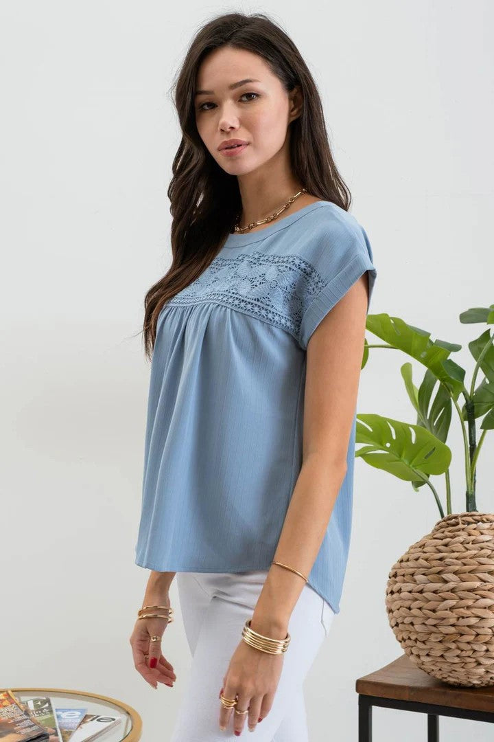 Eyelet Lace Top