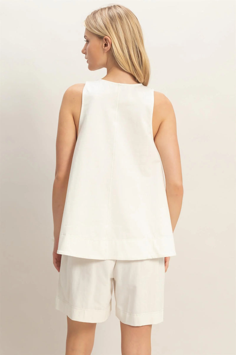 Ivory Color Short Set