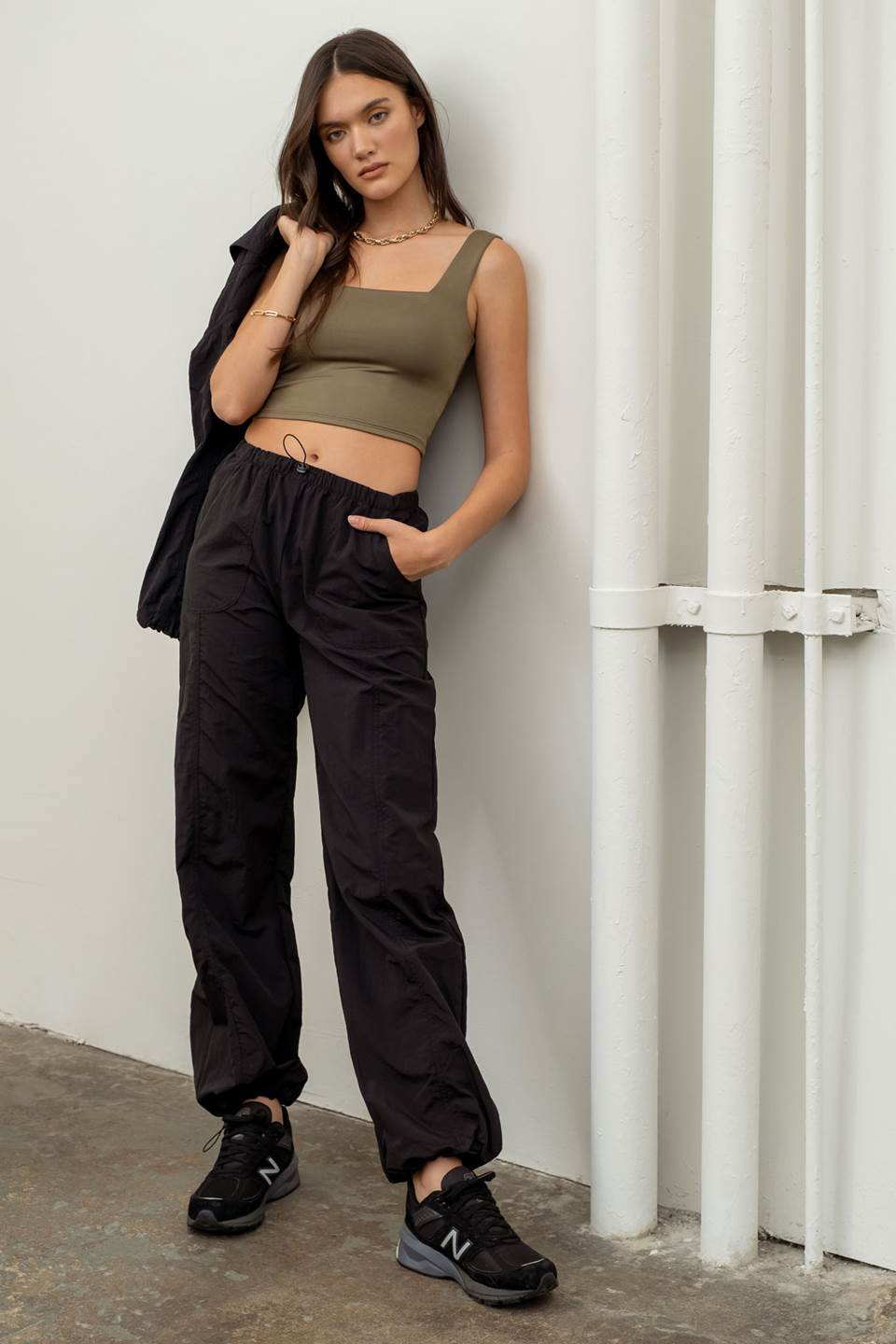 Women's Nylon Jogger Pants