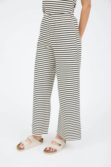 Romy Striped Knit Wide Leg Pants