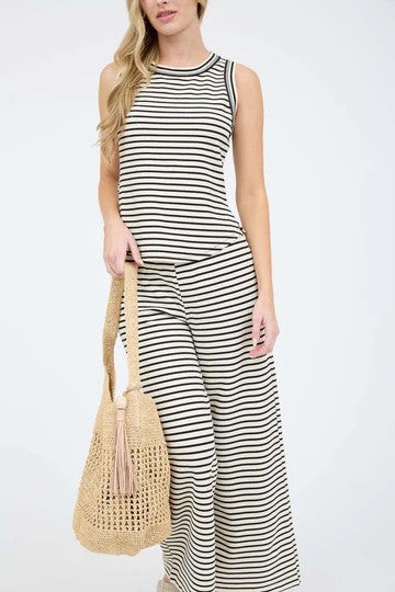 Romy Striped Knit Top