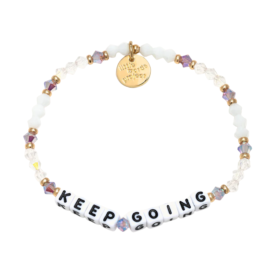 Keep Going - Little Words Project Bracelet