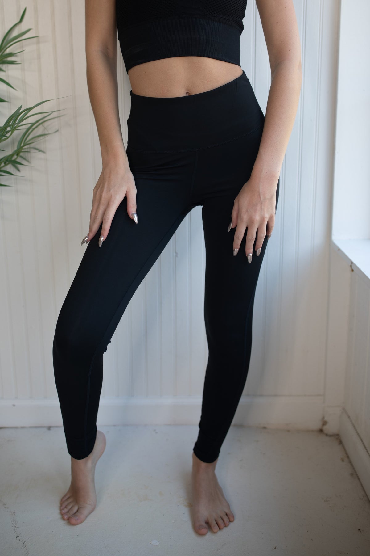 Two Tone Honeycomb Booty Lift Leggings – Mirror Mirror Boutique 59701