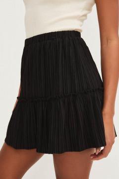 Belle Mini Flare Skirt - Black - Mirror Mirror Boutique