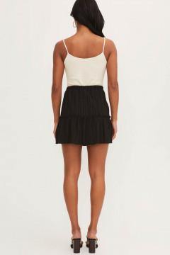 Belle Mini Flare Skirt - Black - Mirror Mirror Boutique